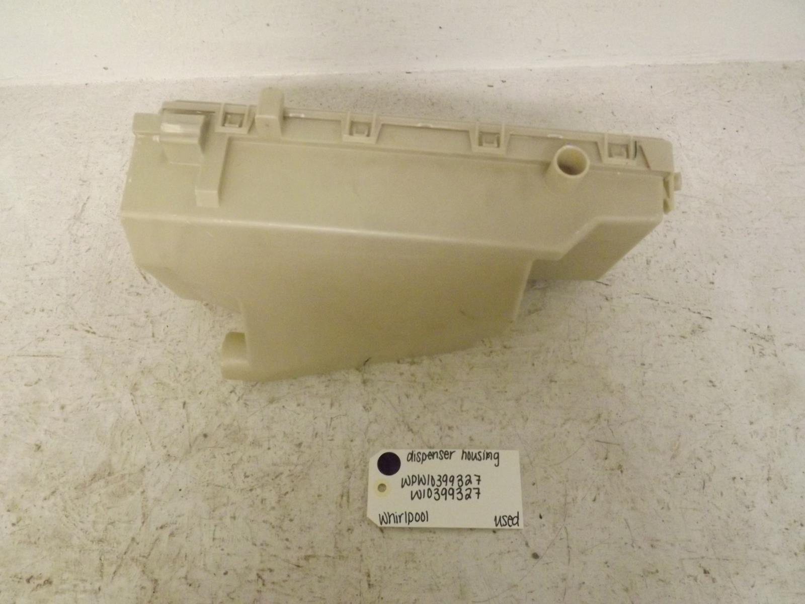 Whirlpool Washer WPW10399327 W10399327 Dispenser Housing Used Whirlpool Washer WPW10399327 W10399327 Dispenser Housing Used